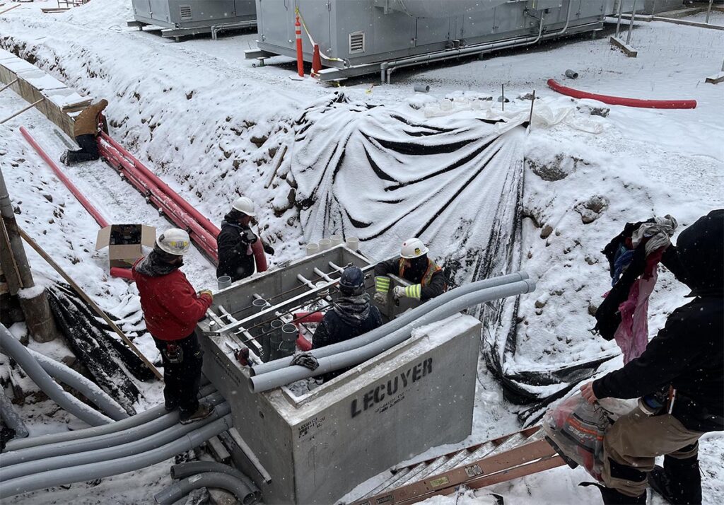 Entrée électrique industrielle à Granby