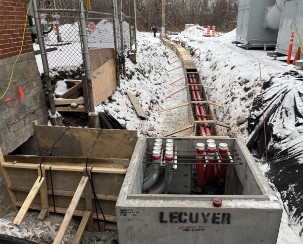 Photo du project: Entrée électrique industrielle 2000A à Granby