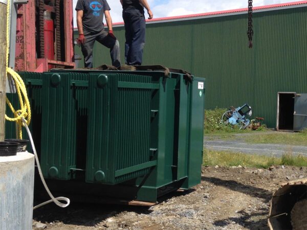 Photo du project: Entrée électrique industrielle 2 x 2500A à St-Denis-de-Brompton