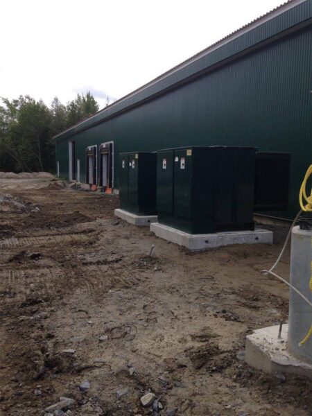 Photo du project: Entrée électrique industrielle 2 x 2500A à St-Denis-de-Brompton