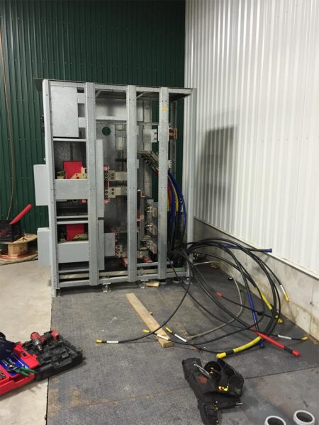 Photo du project: Entrée électrique industrielle 2 x 2500A à St-Denis-de-Brompton