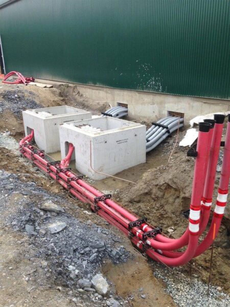 Photo du project: Entrée électrique industrielle 2 x 2500A à St-Denis-de-Brompton