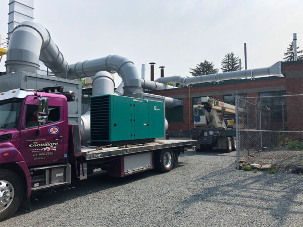 Photo du project: Génératrice industrielle 150 kW à Granby