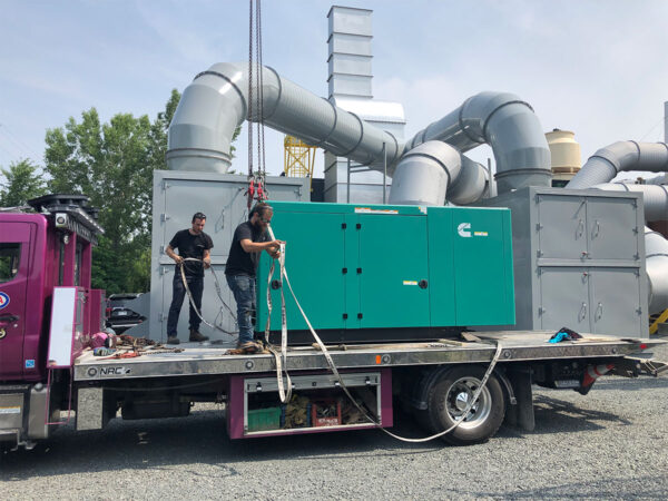 Photo du project: Génératrice industrielle 150 kW à Granby