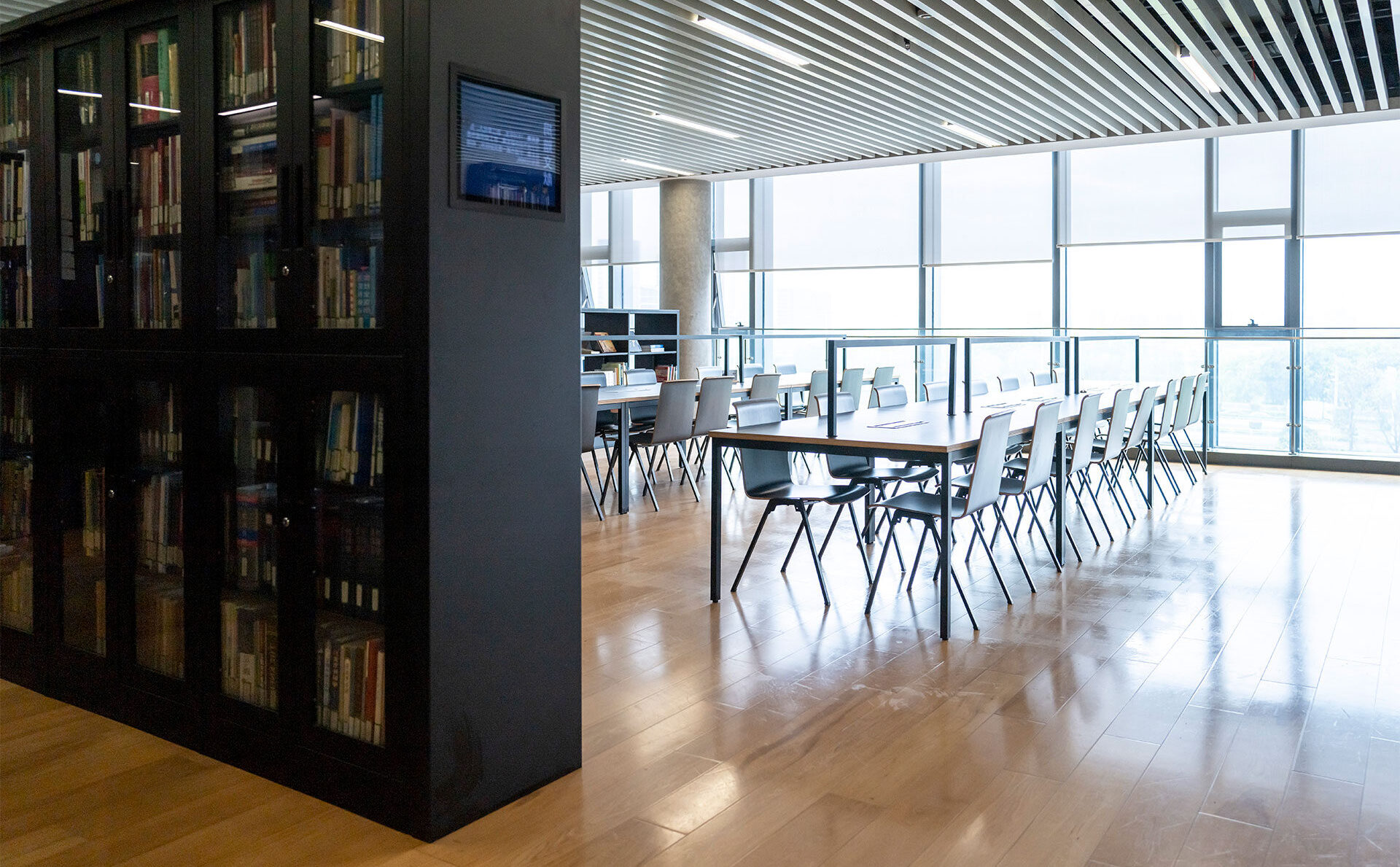 Intérieur d'une bibliothèque